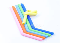 Flexible EcoFriendly Collapsible Food Grade Silicone Straws With Case